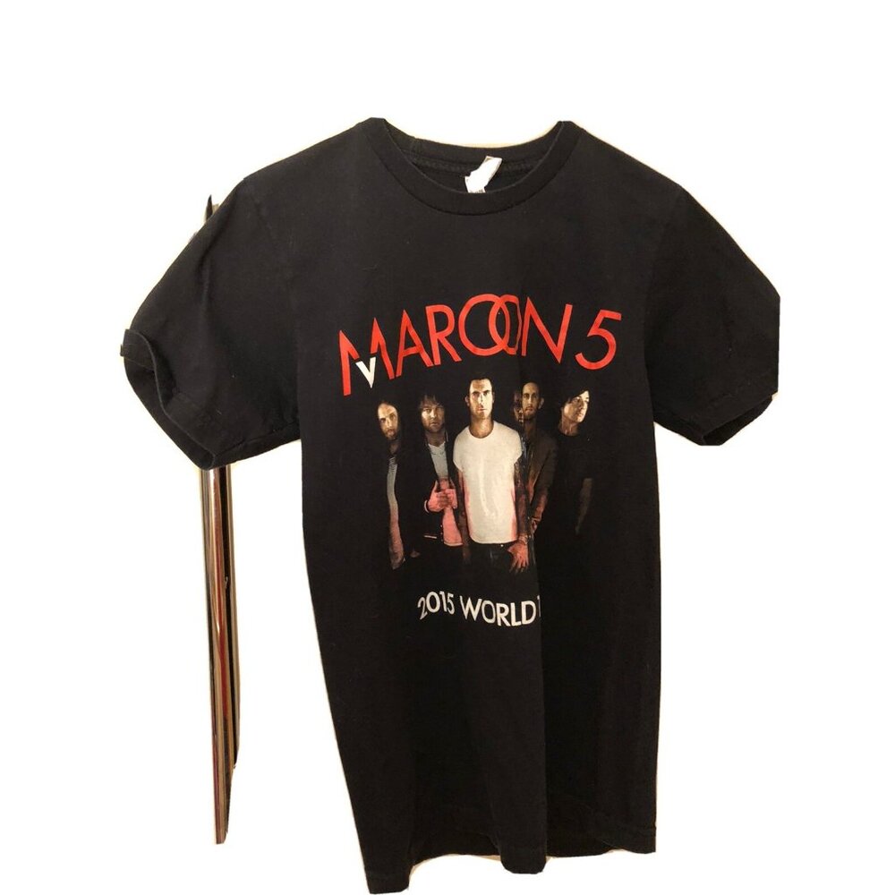 T-shirt Size Small Maroon 5 2015 World Tour